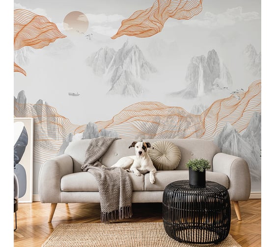 Изображение товара Фреска ООО Ортограф Горная абстракция 4x2.7 м FX_34566