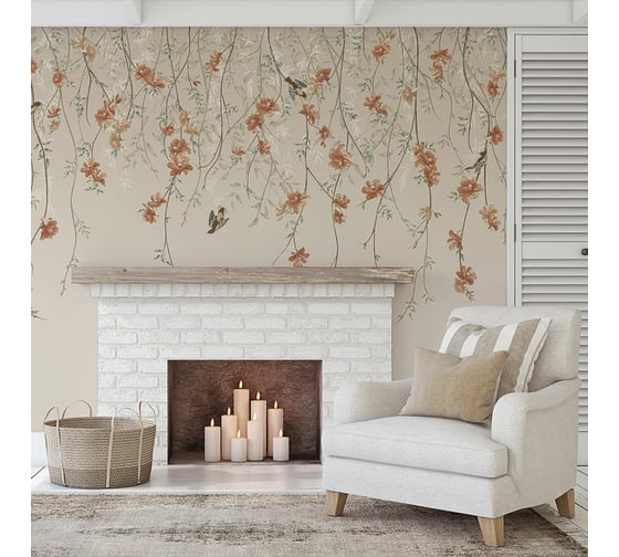 Изображение товара Фотообои ООО Ортограф Delicate flowers 2x2.7 м OF_33932