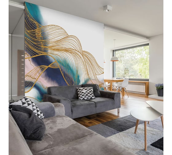 Изображение товара Фотообои ООО Ортограф Colorful waves 2.99x3 м OF_34220