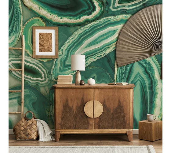 Изображение товара Фотообои ООО Ортограф Agate green 2.99x3 м OF_33974