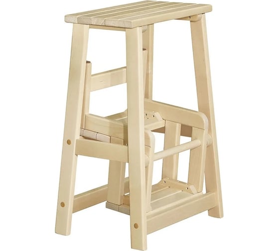 Изображение товара Табурет-стремянка Мебелик лак 7574