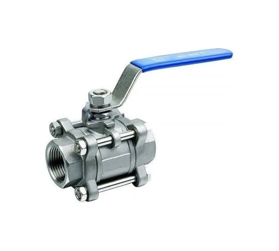 Изображение товара Трехсоставной шаровый кран TITAN LOCK 1,5in из нержавеющей стали (AISI 304) типа резьба-резьба TL150TPBVSS