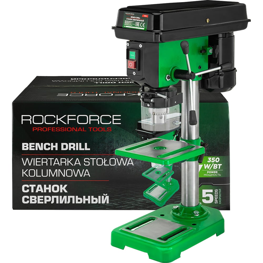 Изображение товара Настольный сверлильный станок ROCKFORCE RF-DP8A(50305) Изображение товара Настольный сверлильный станок ROCKFORCE RF-DP8A(50305)