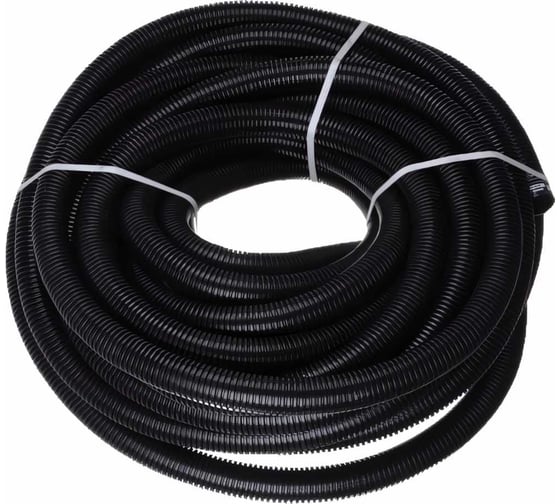 Изображение товара Гофрированный шланг VIRPLAST VIR Ø 40, черный, 30м 70933 70980413