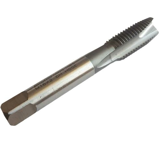 Изображение товара Метчик Partner M16x2 HSSE прямая канавка, со спиральной подточкой, H6, TiAlN (серия TS02) 319160