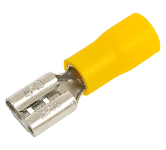 Изображение товара Изолированная клемма "мама" Nord-Yada 6.3мм 4-6кв.мм (желтая) 906328