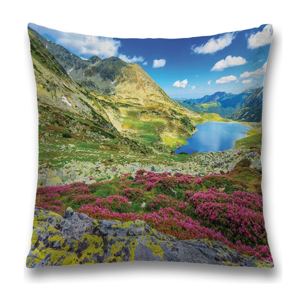 Изображение товара Декоративная наволочка JoyArty sl_19307 45х45 см синий голубой зеленый