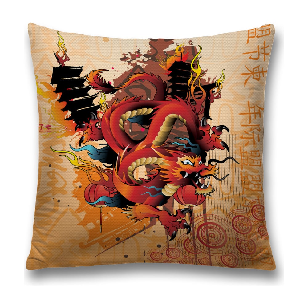 Изображение товара Декоративная наволочка JoyArty sl_17916 45х45 см красная и желтая