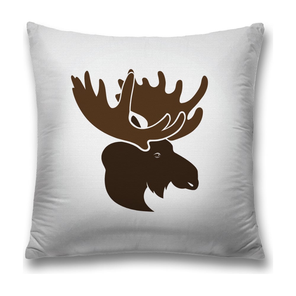 Изображение товара Декоративная наволочка JoyArty 45x45 см полиэстер коричневый черный белый