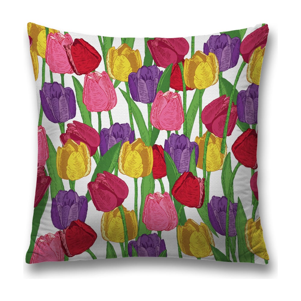 Изображение товара Декоративная наволочка JoyArty 45x45 см яркие цвета полиэстер молния