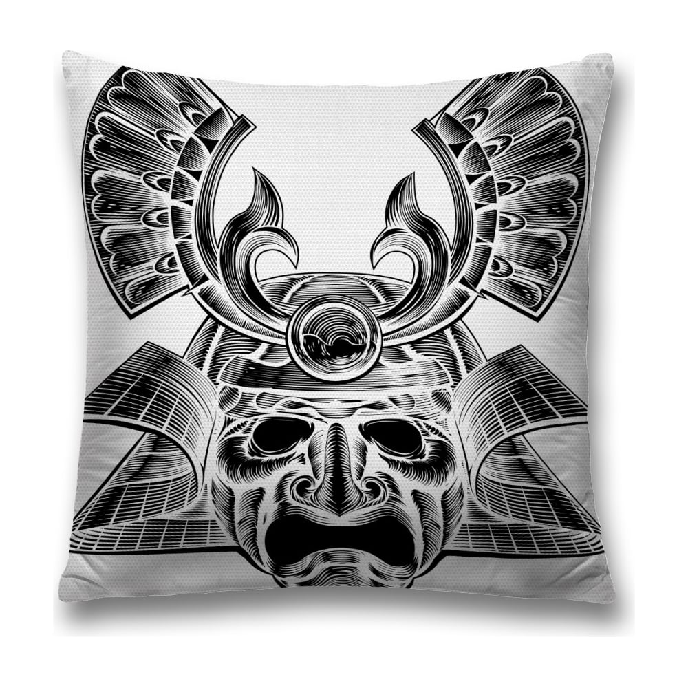 Изображение товара Декоративная наволочка JoyArty sl_18284 45х45 см полиэстер молния белая серый