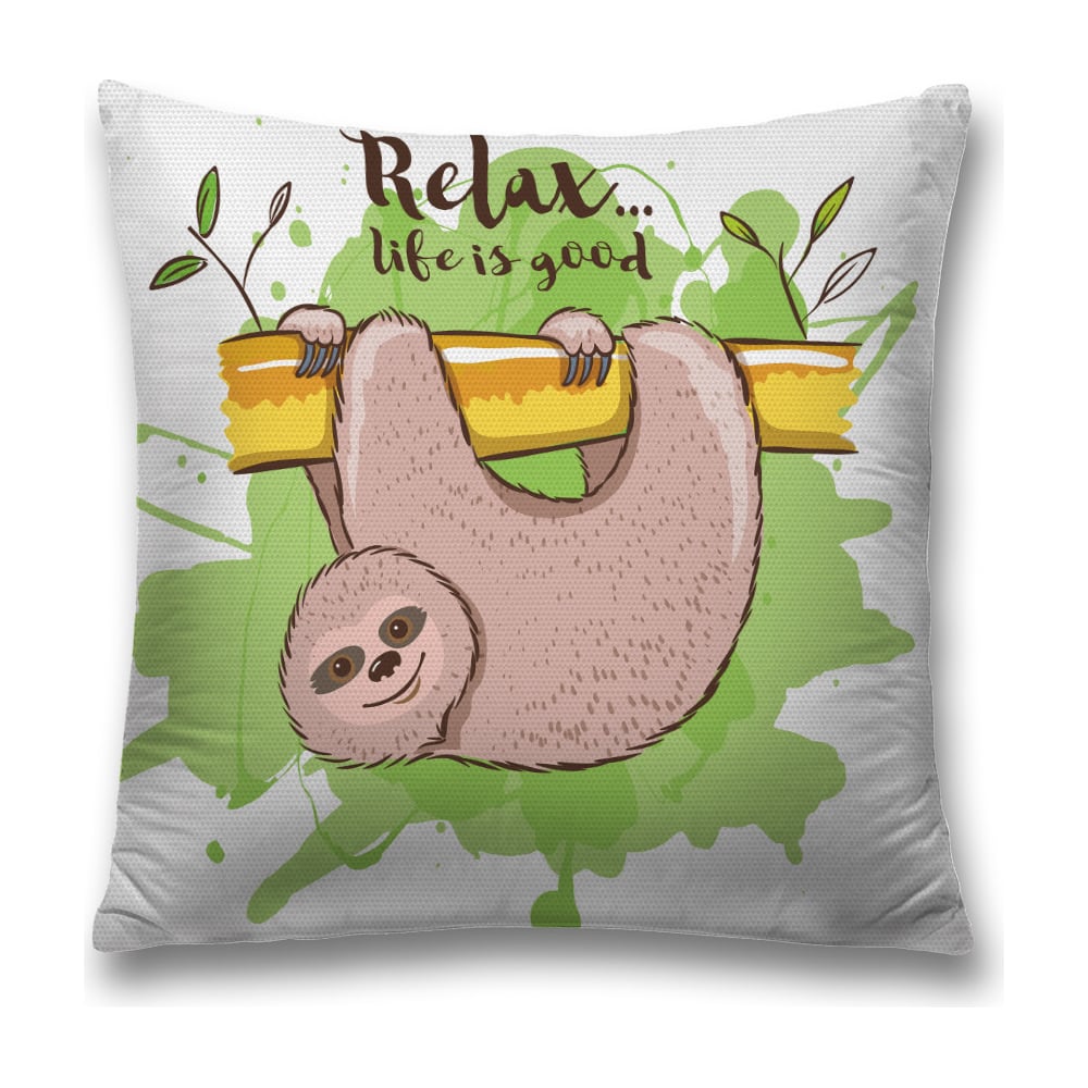 Изображение товара Декоративная наволочка JoyArty sl_37852 ярких цветов 45х45 см