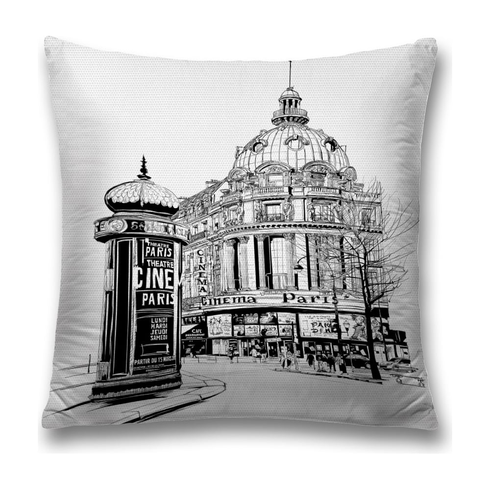 Изображение товара Декоративная наволочка JoyArty sl_17719 45х45 см черный и белый полиэстер