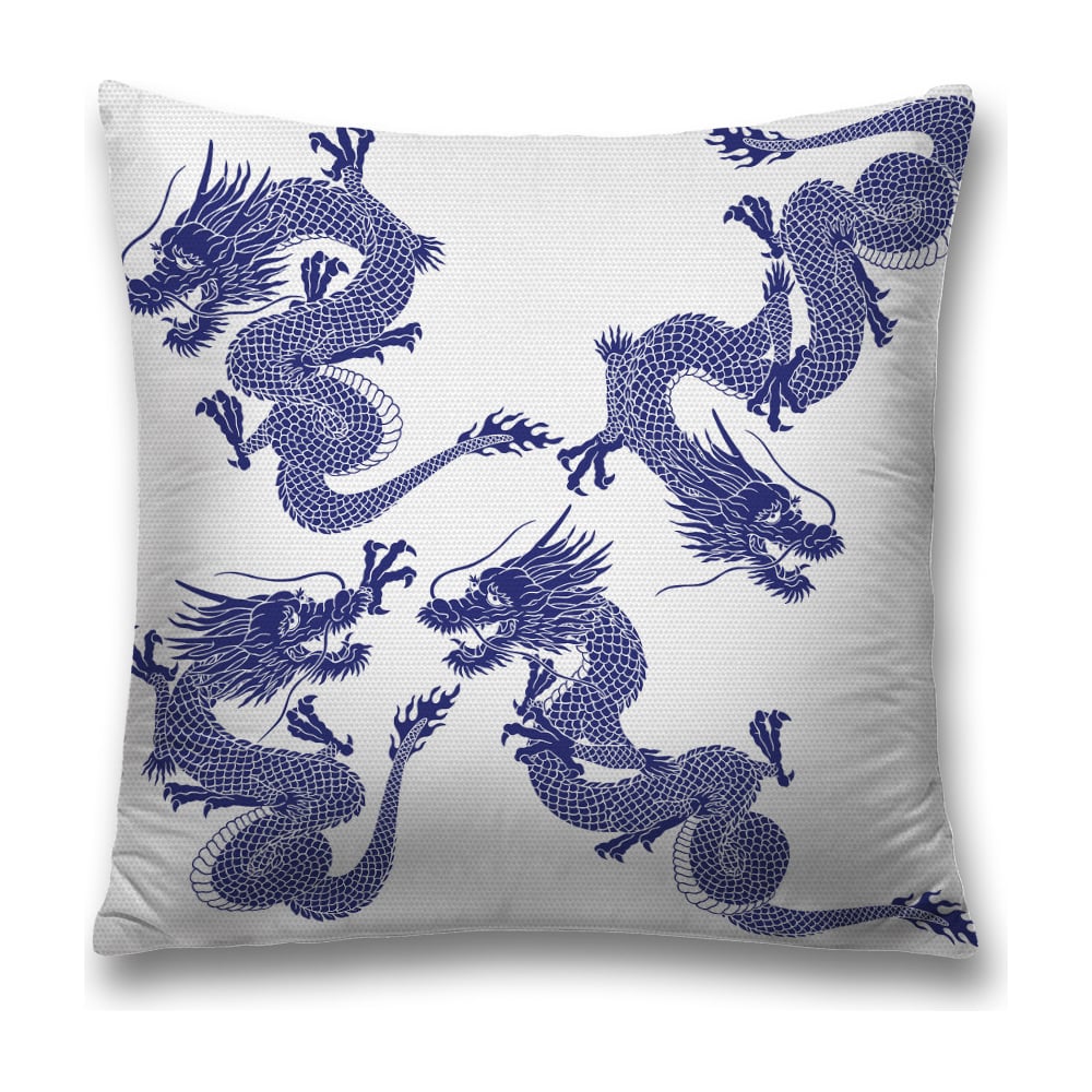 Изображение товара Декоративная наволочка JoyArty sl_17901, 45х45 см, синяя и серая