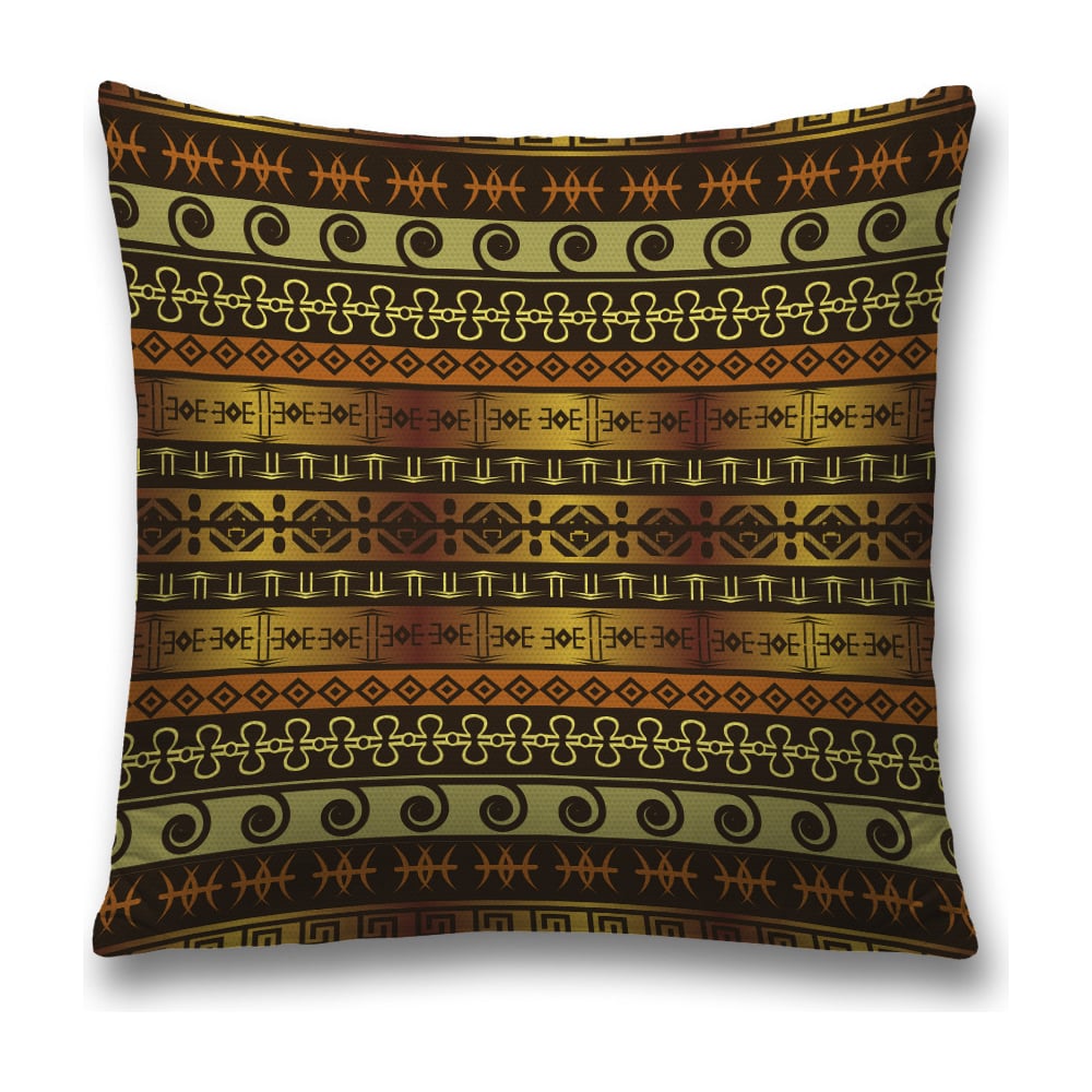 Изображение товара Декоративная наволочка JoyArty 45x45 см, полиэстер, молния, коричневый