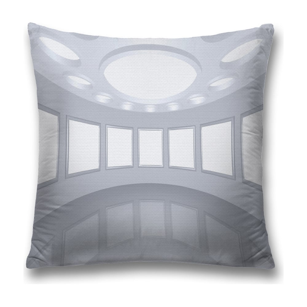 Изображение товара Декоративная наволочка JoyArty 45х45 см серый темно-серый белый полиэстер