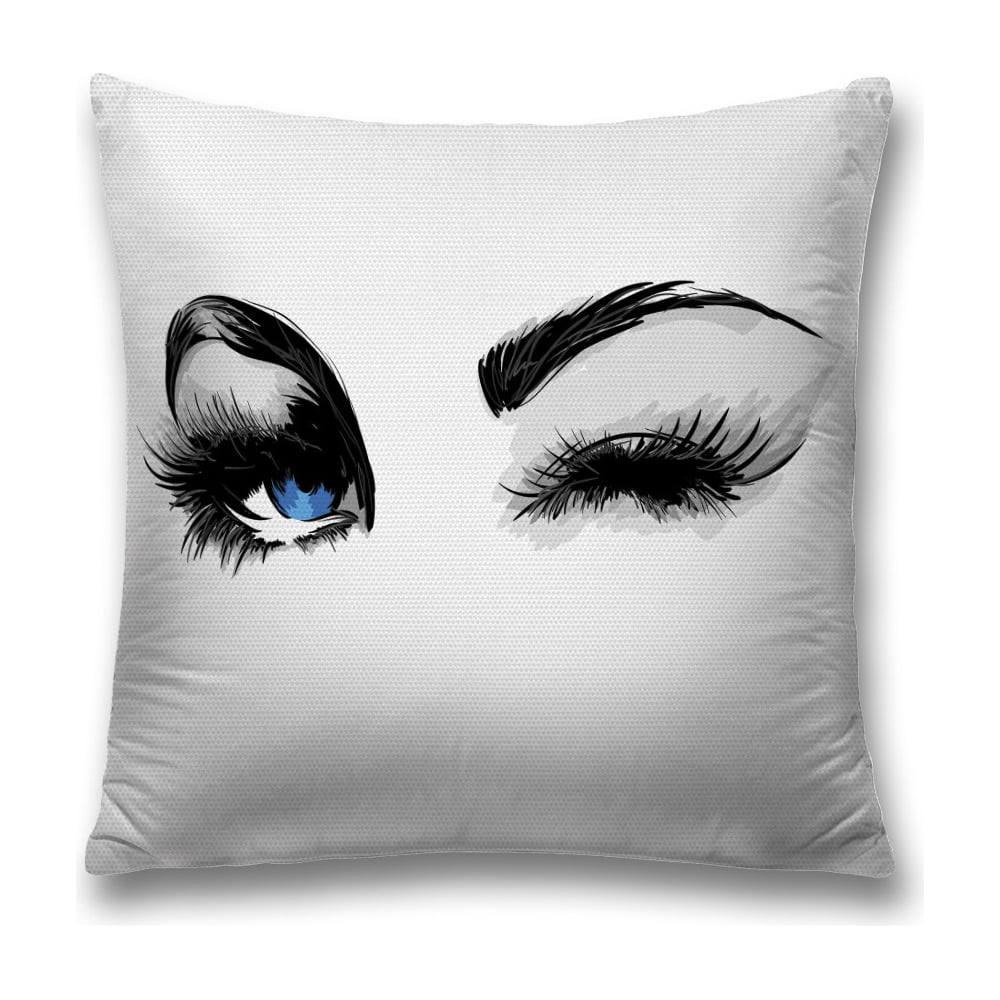 Изображение товара Декоративная наволочка JoyArty sl_55038 голубая, черная, серая