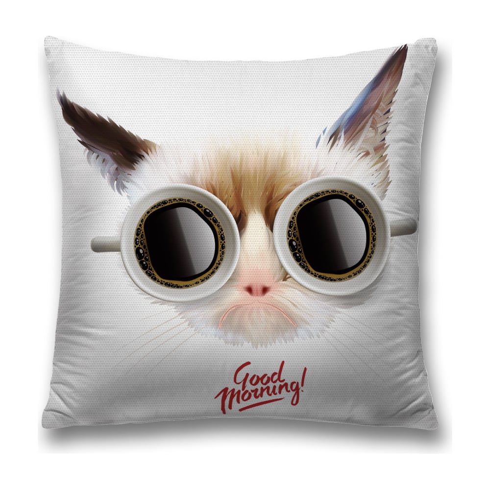 Изображение товара Декоративная наволочка JoyArty sl_18512 - коричневая, черная, серая, 45x45 см