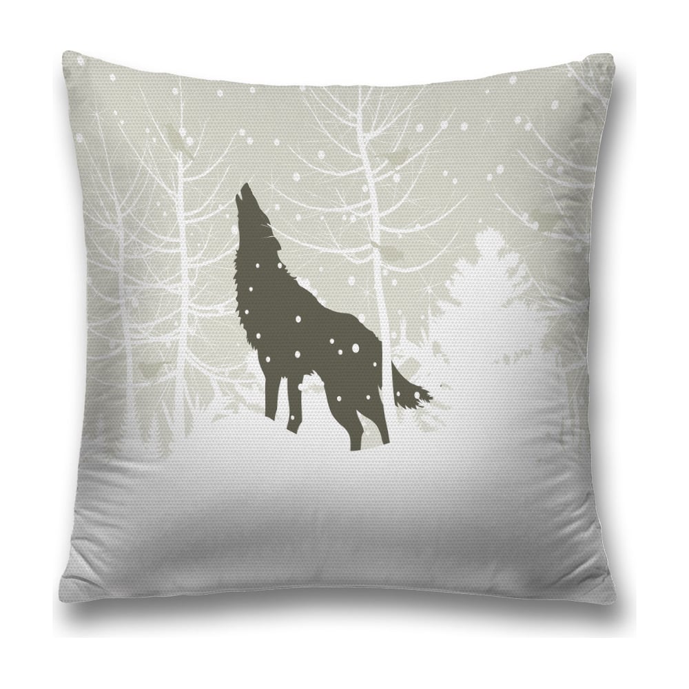 Изображение товара Декоративная наволочка JoyArty 45х45 см с молнией из полиэстера