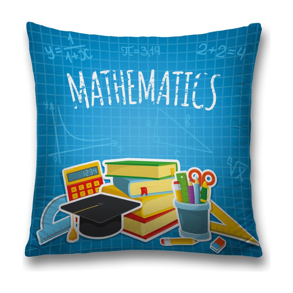 Изображение товара Декоративная наволочка JoyArty 45х45 см, полиэстер, молния, яркие цвета