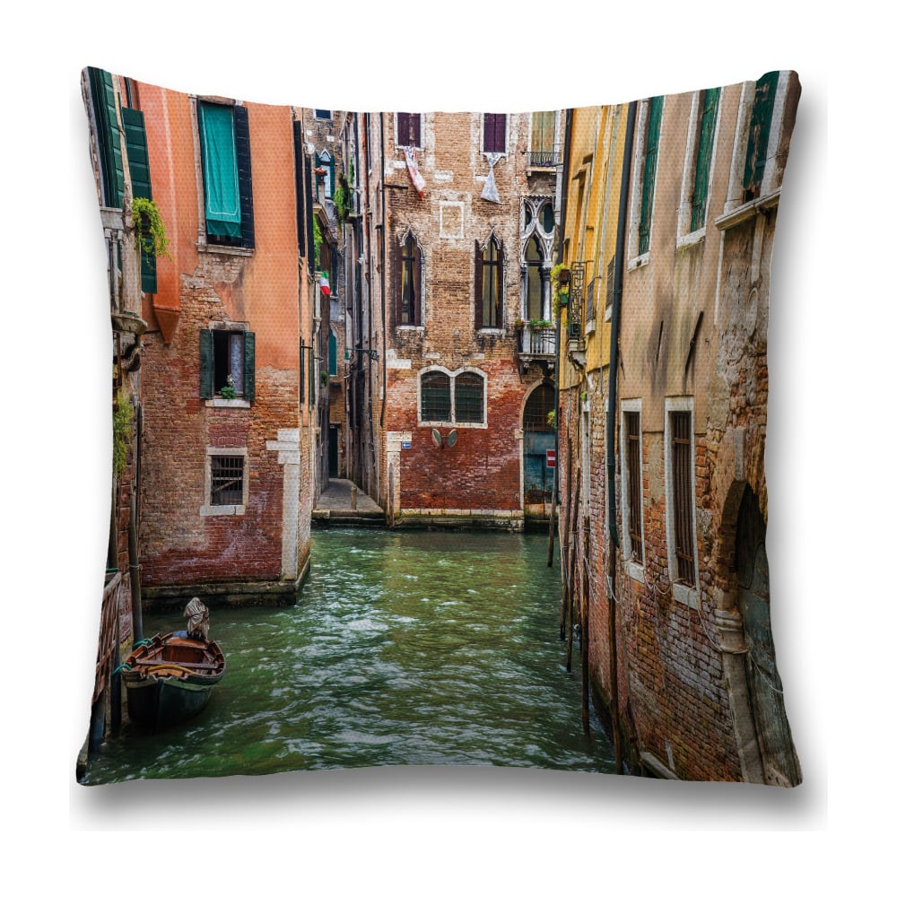 Изображение товара Декоративная наволочка JoyArty 45x45 см из полиэстера с молнией, многоцветная