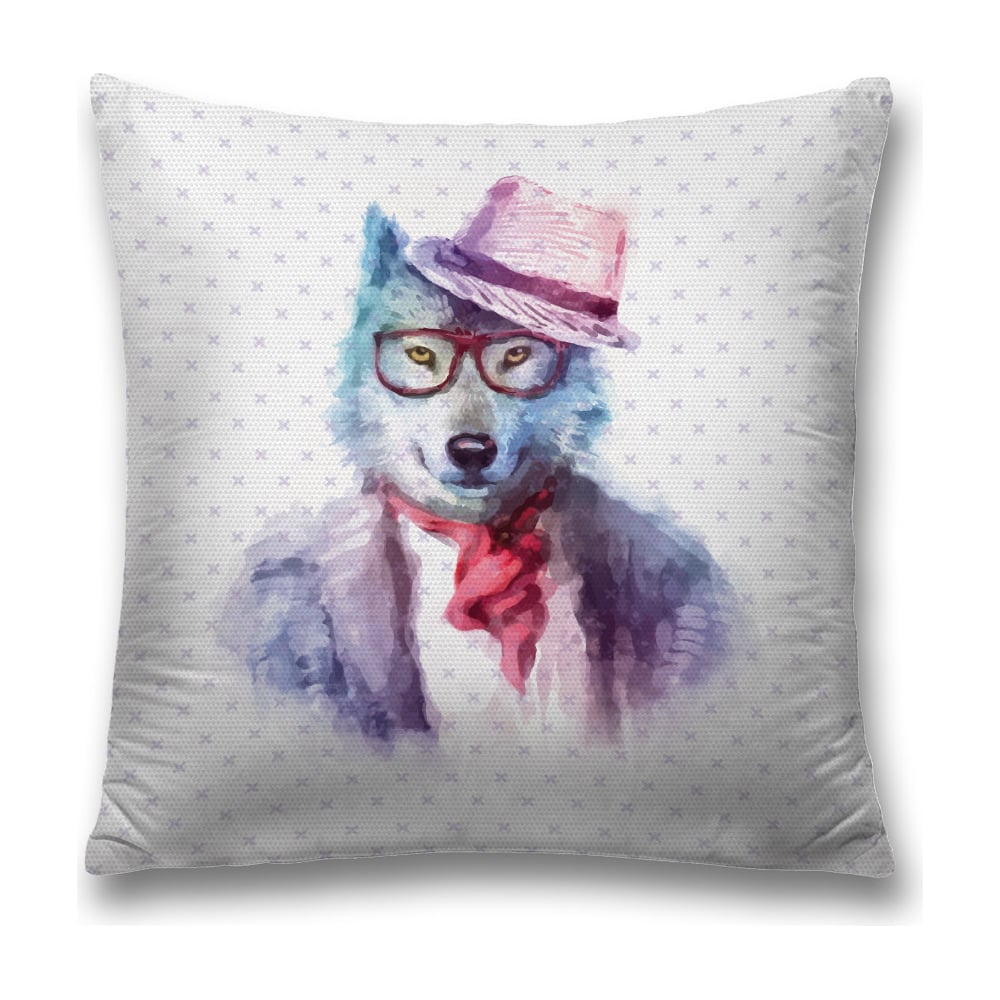 Изображение товара Декоративная наволочка JoyArty 45х45 см с молнией и яркими цветами