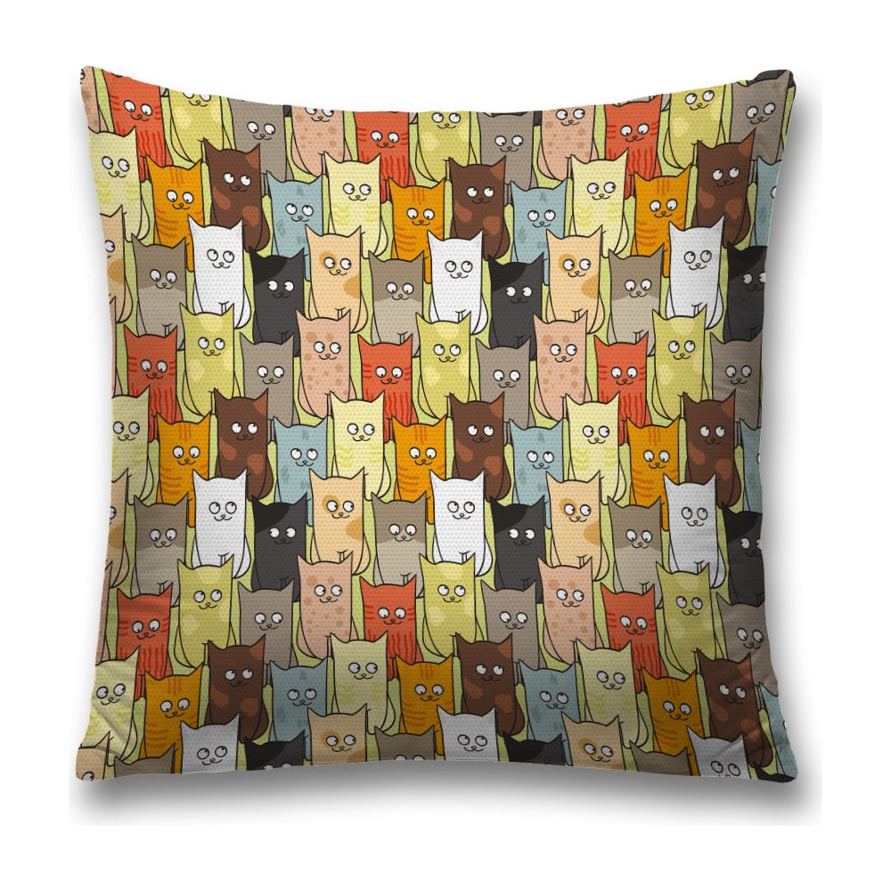 Изображение товара Декоративная наволочка JoyArty 45х45 см с молнией, полиэстер