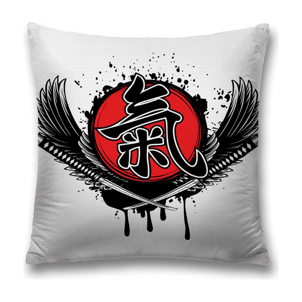 Изображение товара Декоративная наволочка JoyArty sl_18274 красная и черная 45x45 см