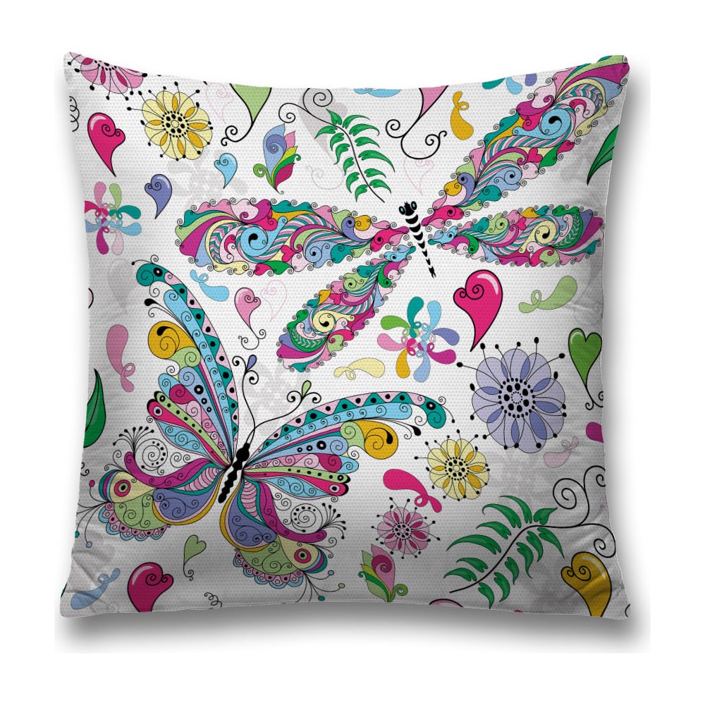 Изображение товара Декоративная наволочка JoyArty 45x45 см полиэстер яркие цвета
