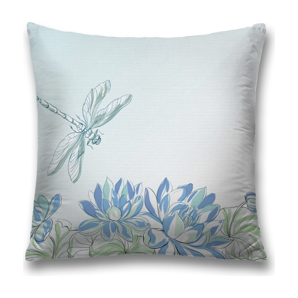 Изображение товара Декоративная наволочка JoyArty 45х45 см с молнией из полиэстера