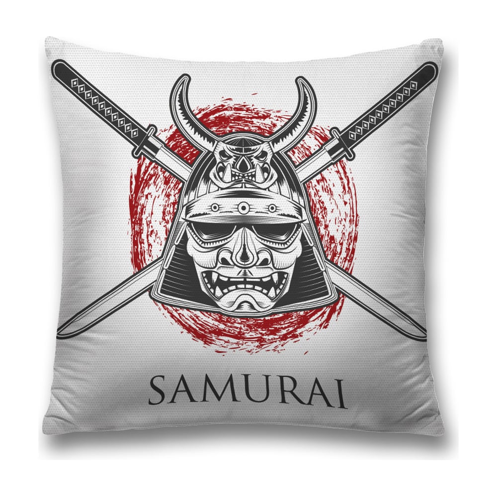 Изображение товара Декоративная наволочка JoyArty sl_18283 45х45 см полиэстер молния черный красный