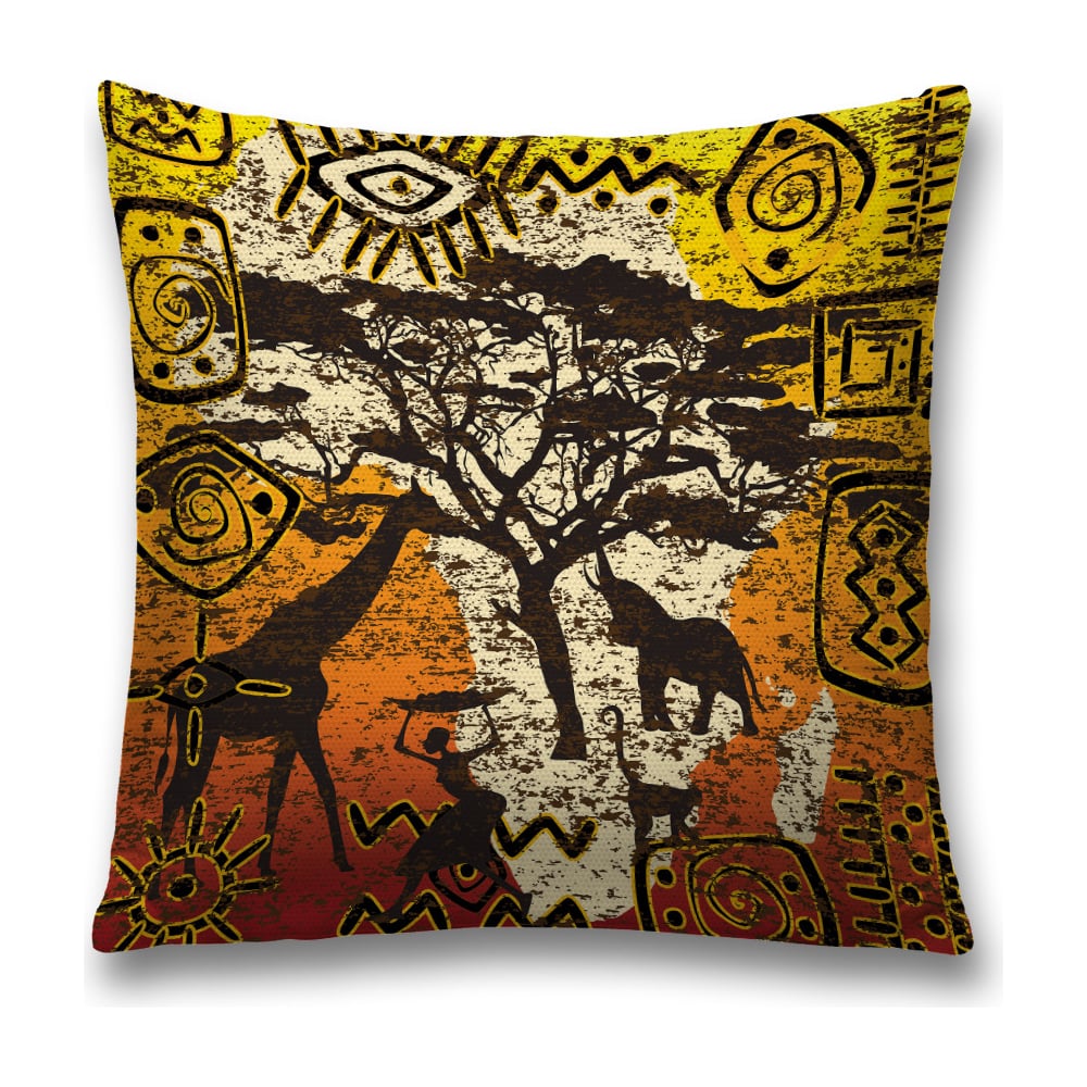 Изображение товара Декоративная наволочка JoyArty 45х45 яркий дизайн полиэстер