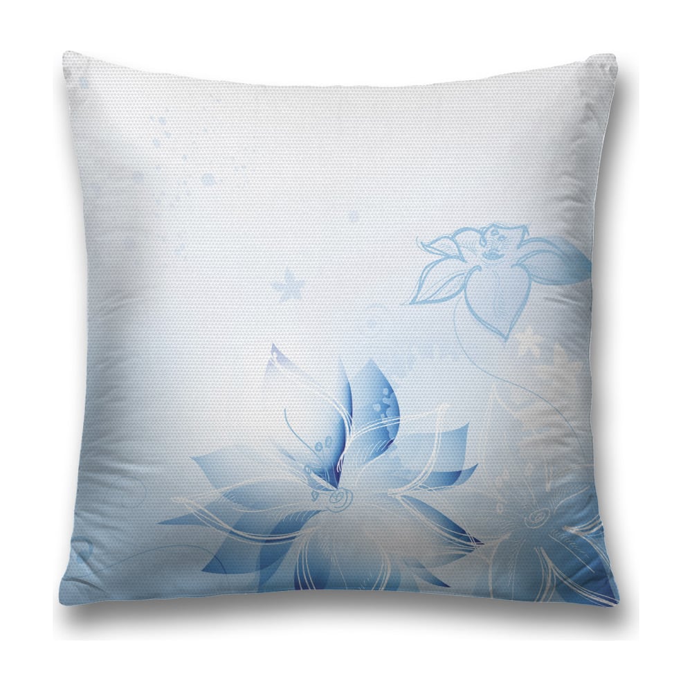 Изображение товара Декоративная наволочка JoyArty sl_33965 синяя и белая 45х45 см