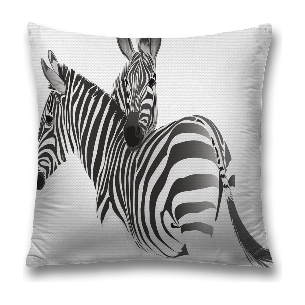 Изображение товара Декоративная наволочка JoyArty sl_33031 45х45 см полиэстер серый черный белый