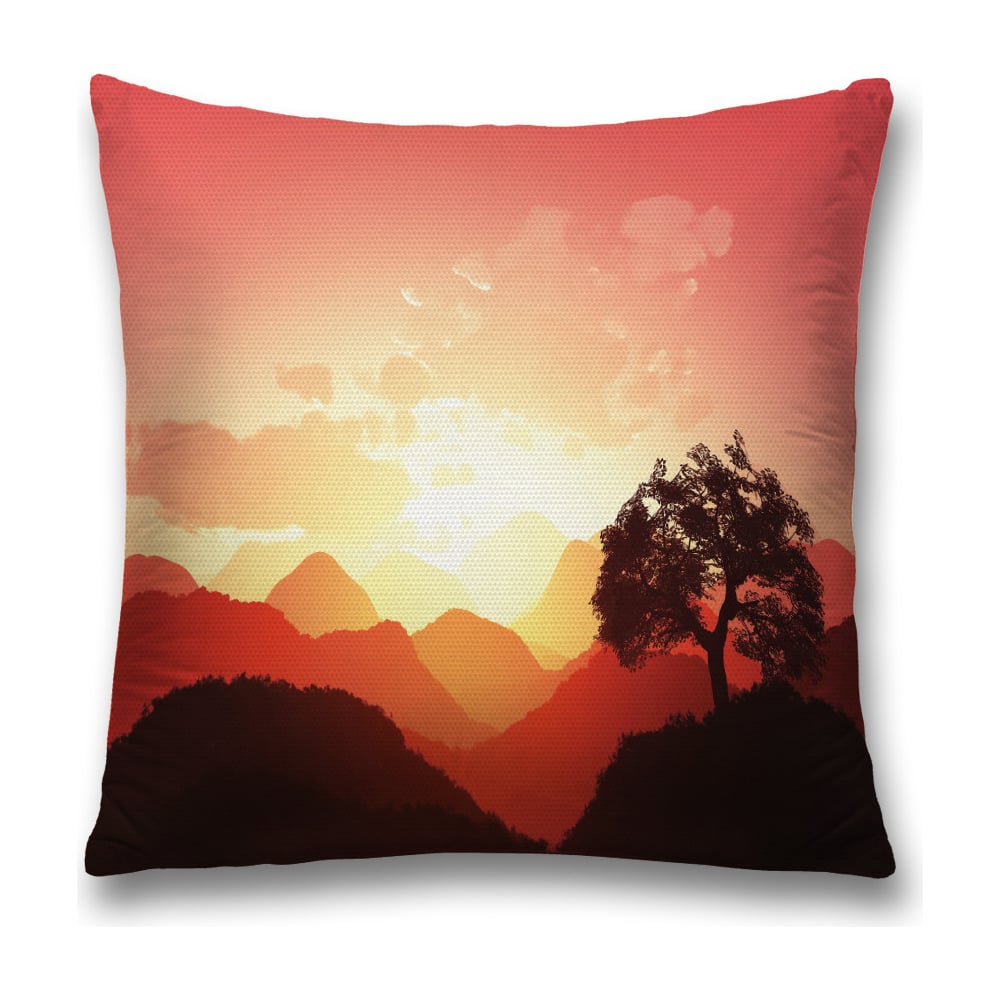 Изображение товара Декоративная наволочка JoyArty 45х45 см цветная с молнией из полиэстера