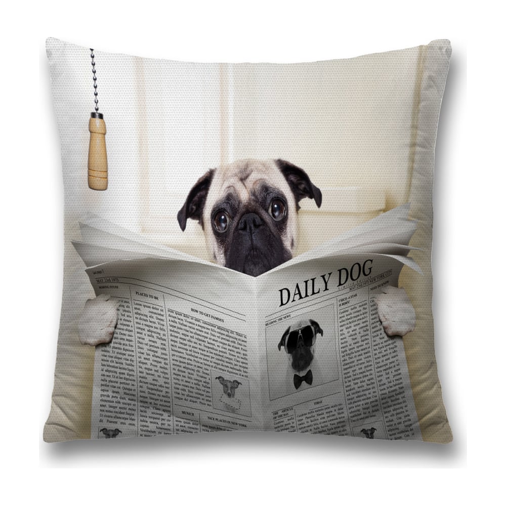 Изображение товара Декоративная наволочка JoyArty sl_41936 45х45 см серый и бежевый