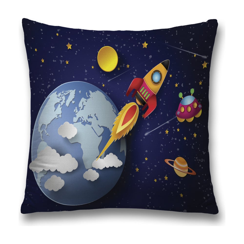 Изображение товара Декоративная наволочка JoyArty sl_32776 яркий дизайн 45х45 см полиэстер