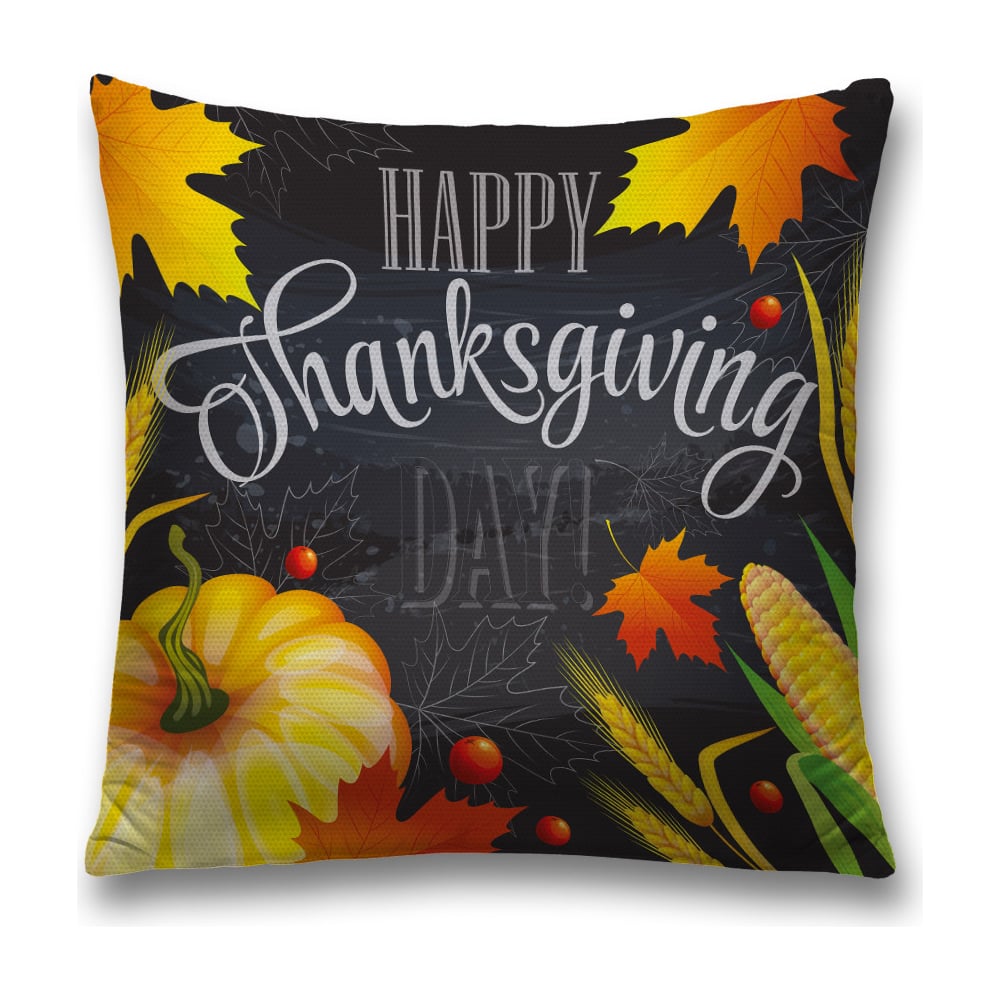 Изображение товара Декоративная наволочка JoyArty 45х45 см желтая черная полиэстер