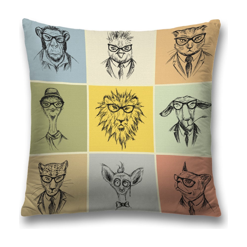 Изображение товара Декоративная наволочка JoyArty 45х45 см из полиэстера с молнией