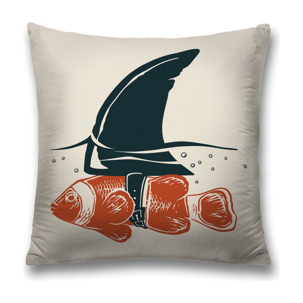 Изображение товара Декоративная наволочка JoyArty sl_19829, черная, коричневая, желтая, 45х45 см