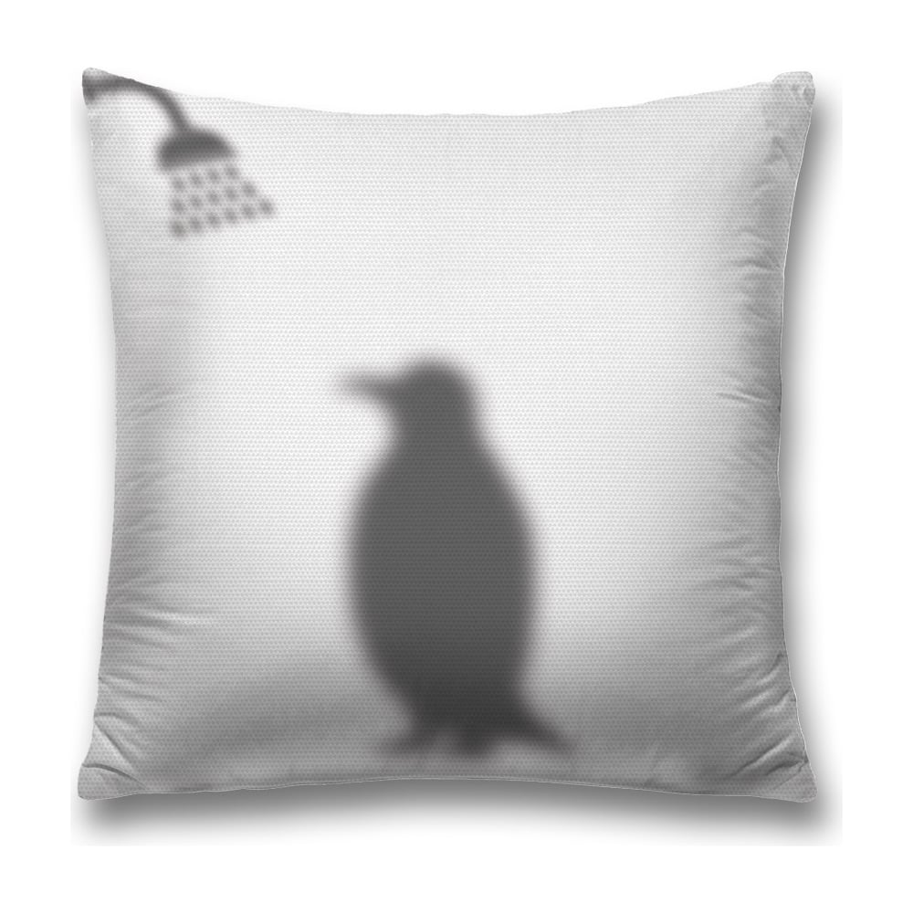 Изображение товара Декоративная наволочка JoyArty 45x45 см белый серый полиэстер