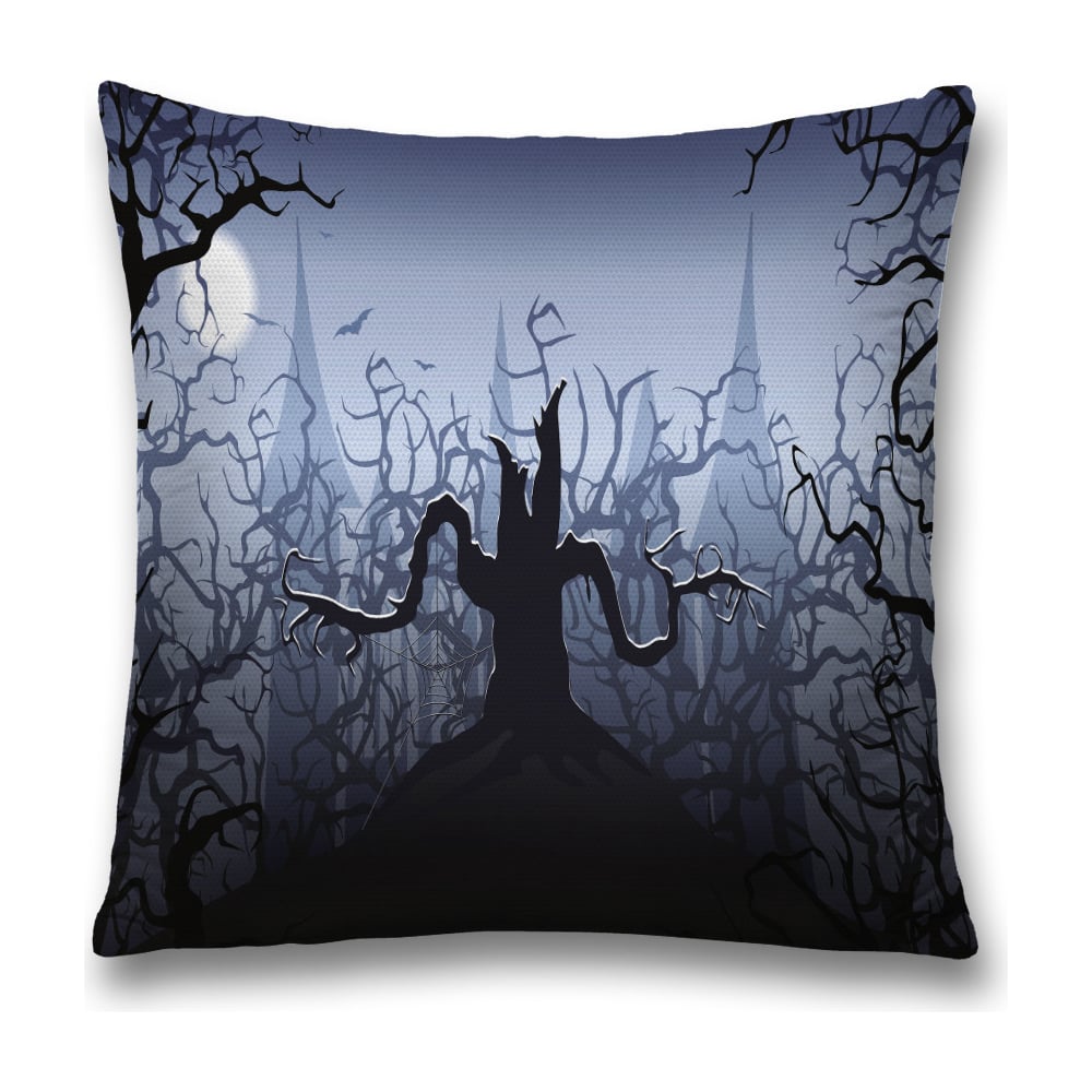 Изображение товара Декоративная наволочка JoyArty 45х45 см фиолетовый и черный полиэстер