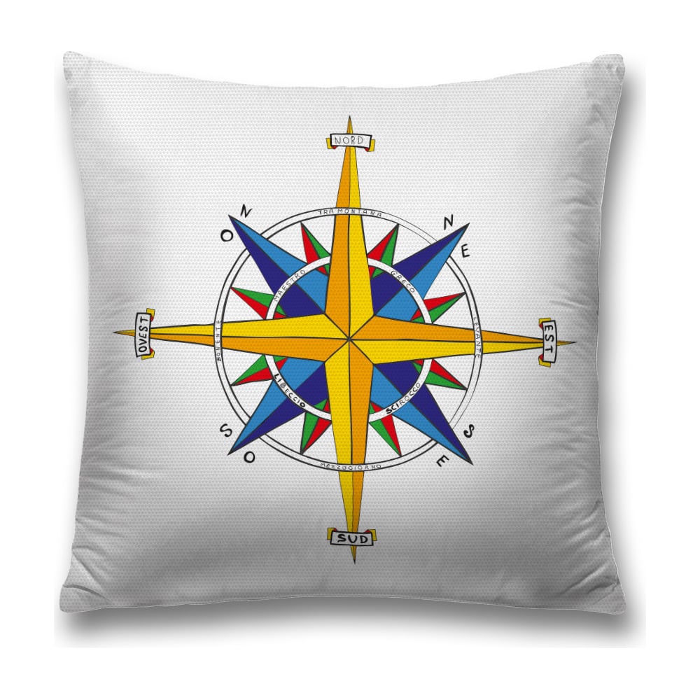 Изображение товара Декоративная наволочка JoyArty sl_38940 45х45 см полиэстер желтая, синяя, сердая