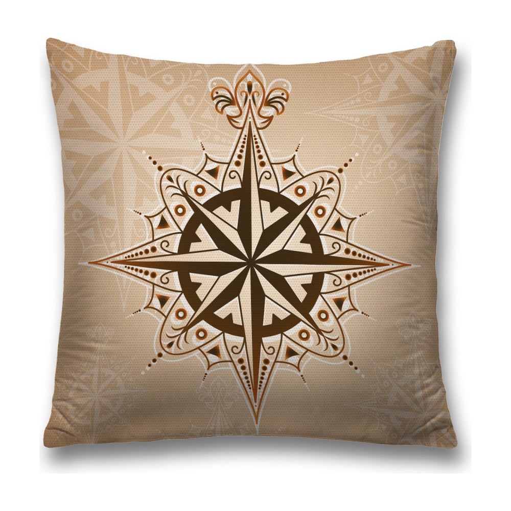 Изображение товара Декоративная наволочка JoyArty sl_38925 45х45 см светло-коричневая, серая, темно-серая