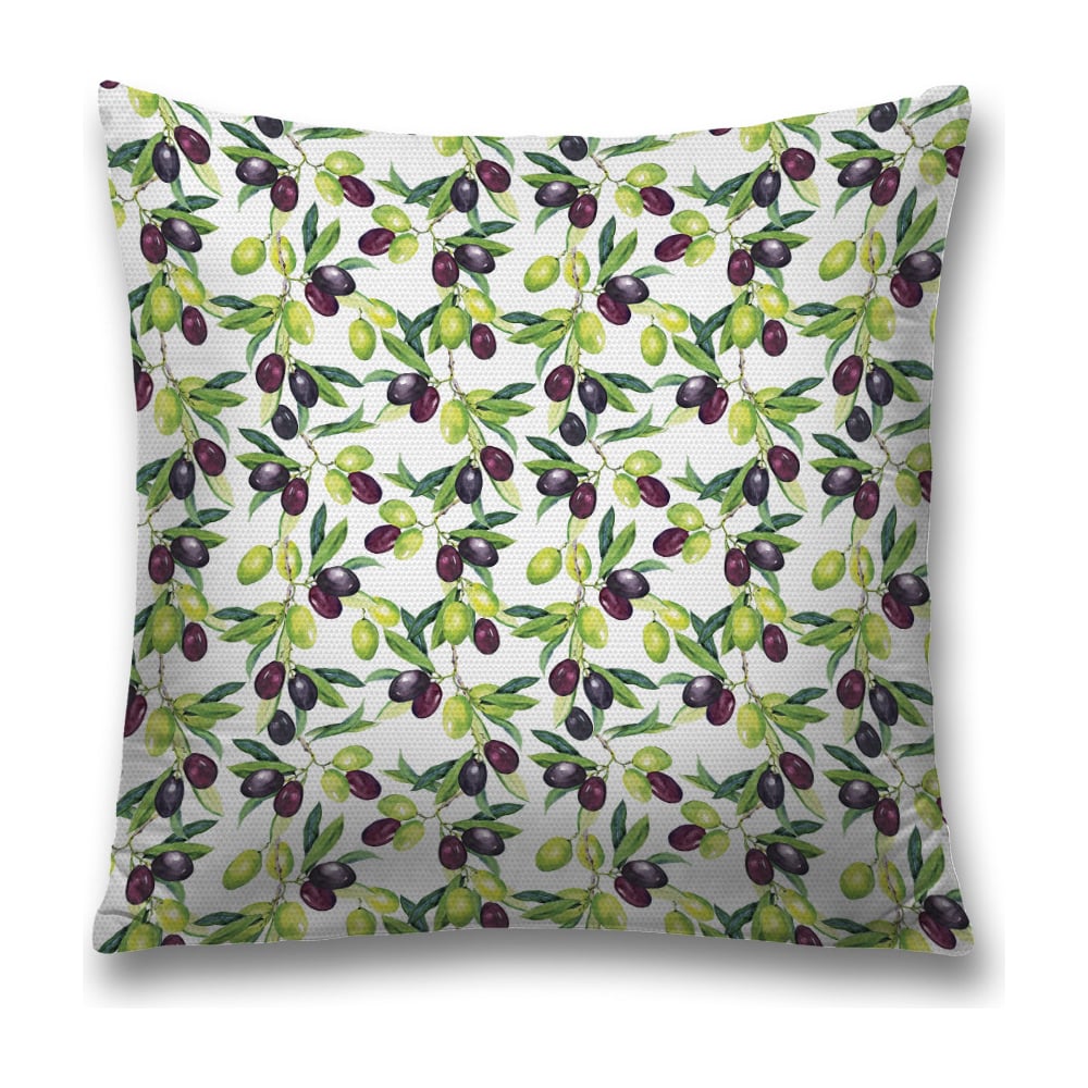 Изображение товара Декоративная наволочка JoyArty sl_32027 в зеленом и фиолетовом цветах