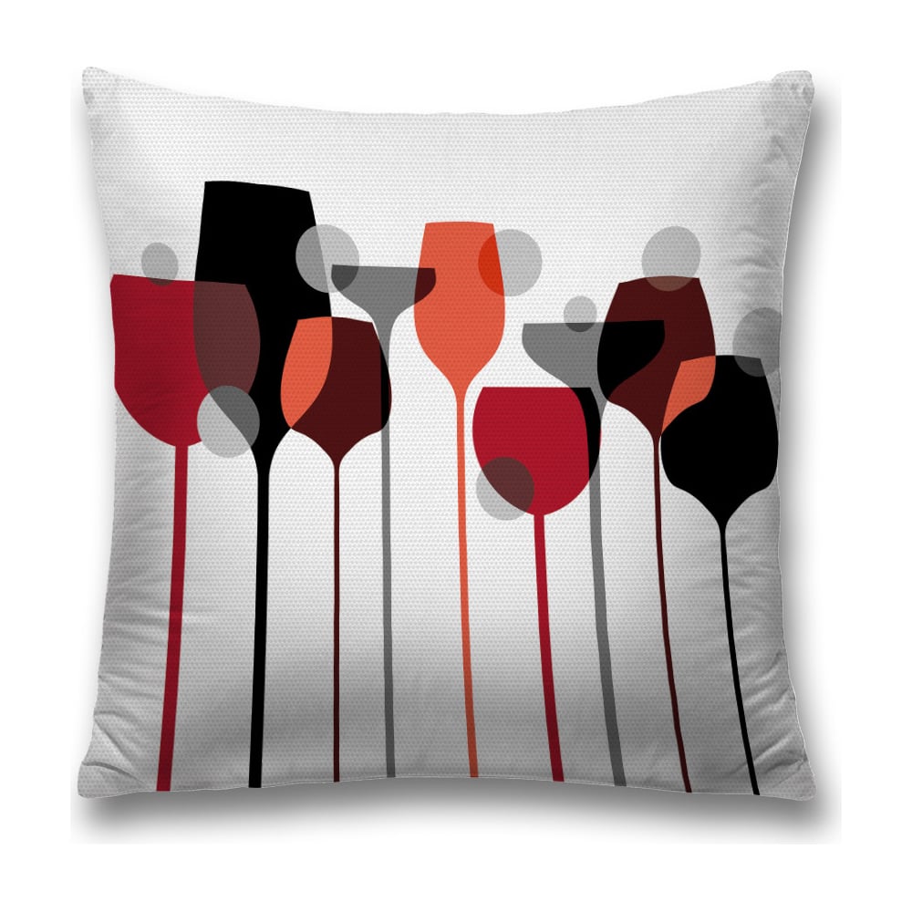 Изображение товара Декоративная наволочка JoyArty 45x45 см с молнией из полиэстера