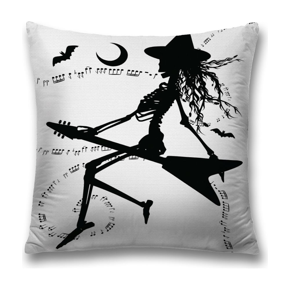 Изображение товара Декоративная наволочка JoyArty 45х45 см серый, черный, белый полиэстер