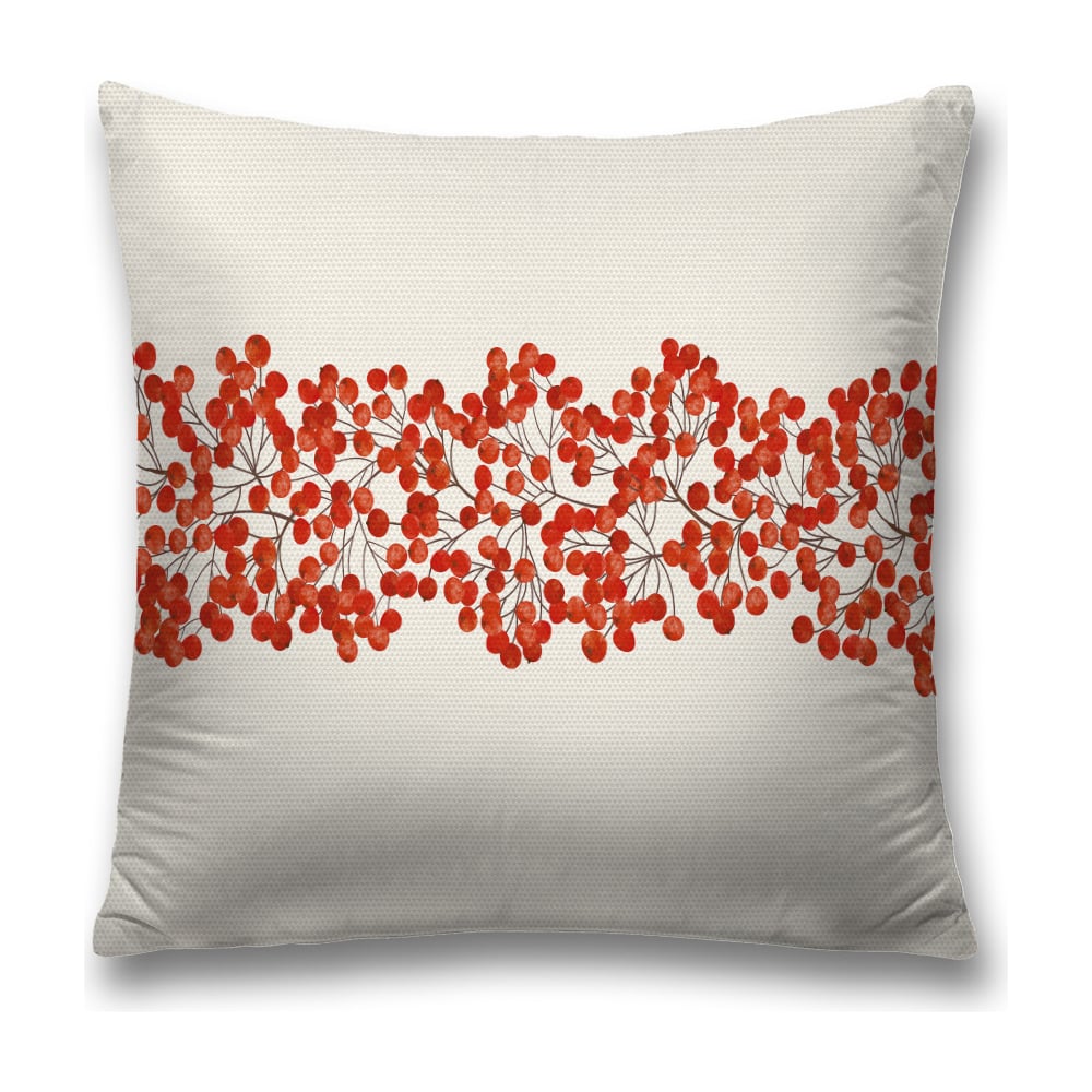 Изображение товара Декоративная наволочка JoyArty sl_38411 45х45 см красная, серая, белая