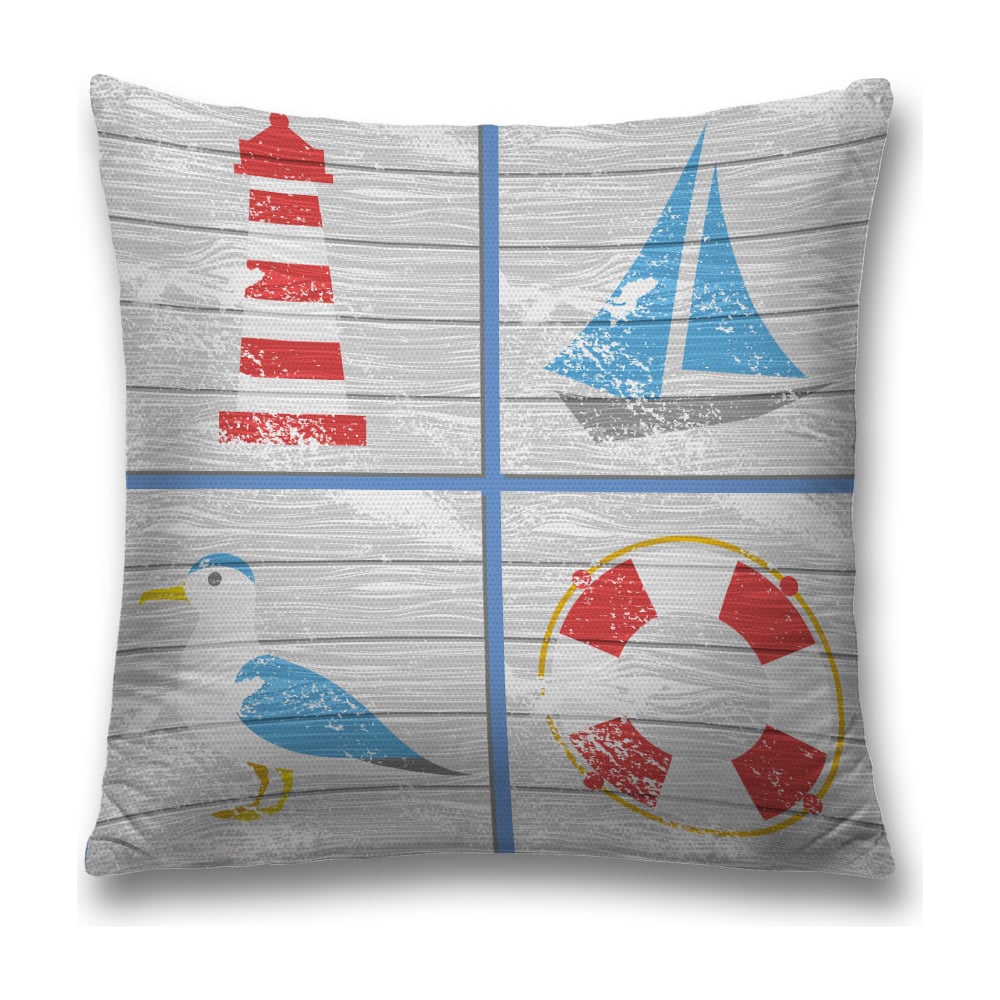 Изображение товара Декоративная наволочка JoyArty 45х45 см из полиэстера с молнией, яркий дизайн