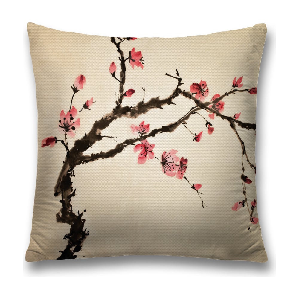 Изображение товара Декоративная наволочка JoyArty sl 18309 45х45 см полиэстер коричневая розовая